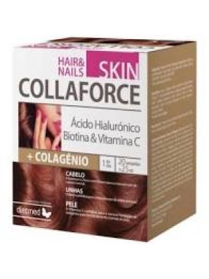 Collaforce Skin Hair & Nails - 20 Ampolas - Dietmed